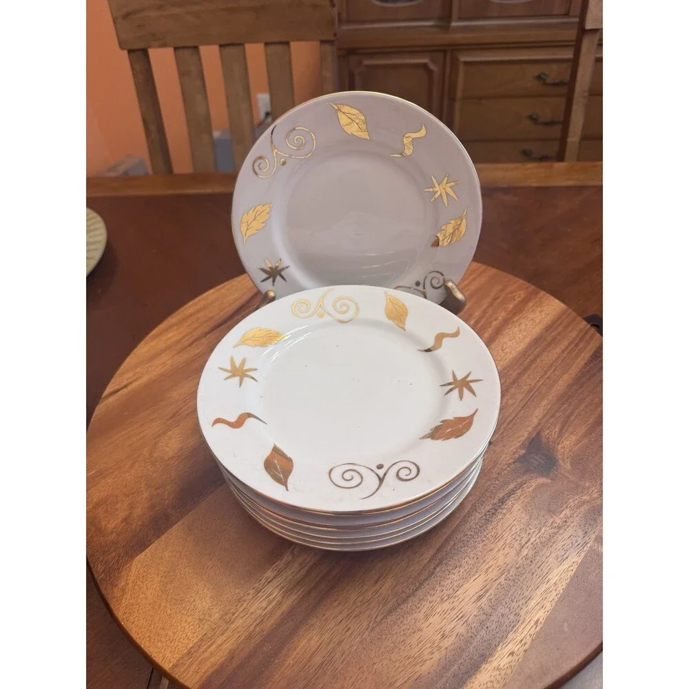 Pier 1 Monno Bangladesh Holiday Salad Plates A Sets Of 6